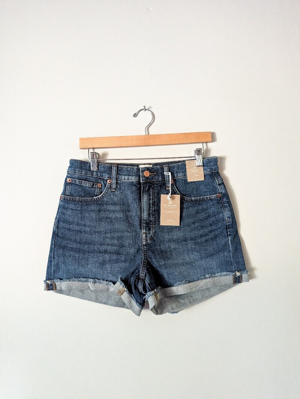 J. Crew Eco Jean High Rise Shorts